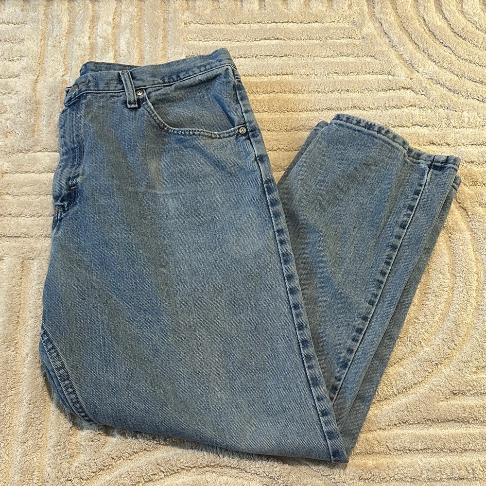 Wrangler Light Blue Relaxed Fit Jeans